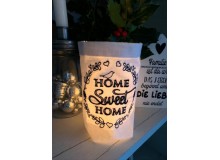 Stickdatei ITH - Lichtbeutel Home Sweet Home